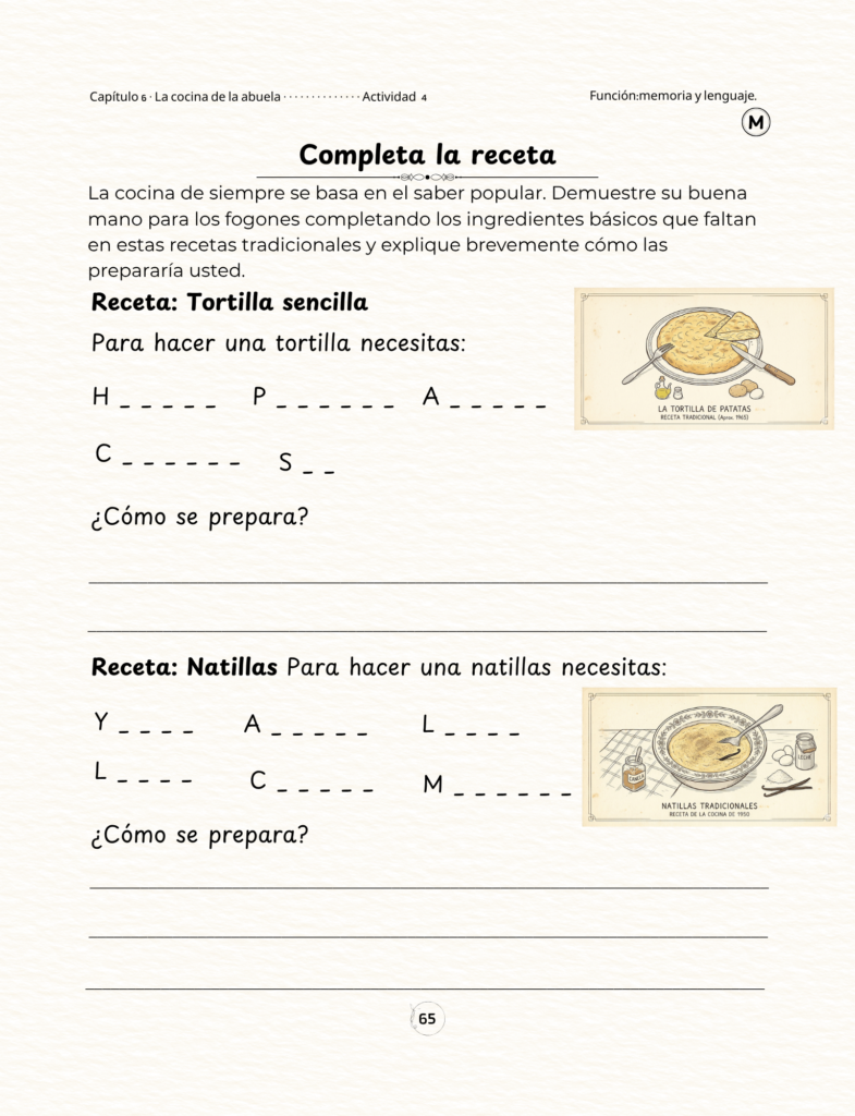pasatiempos para personas mayores